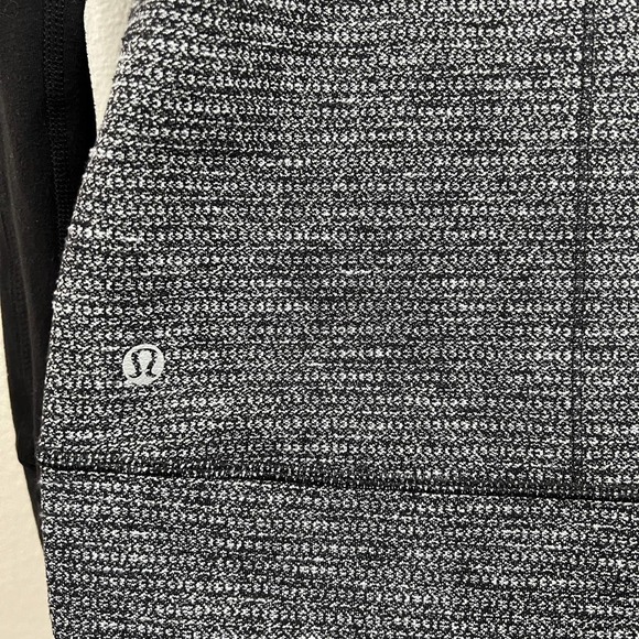 Lululemon Daily Yoga Jacket Women's 2 Coco Pique Black Full Double Zip Stretch - Picture 6 of 7